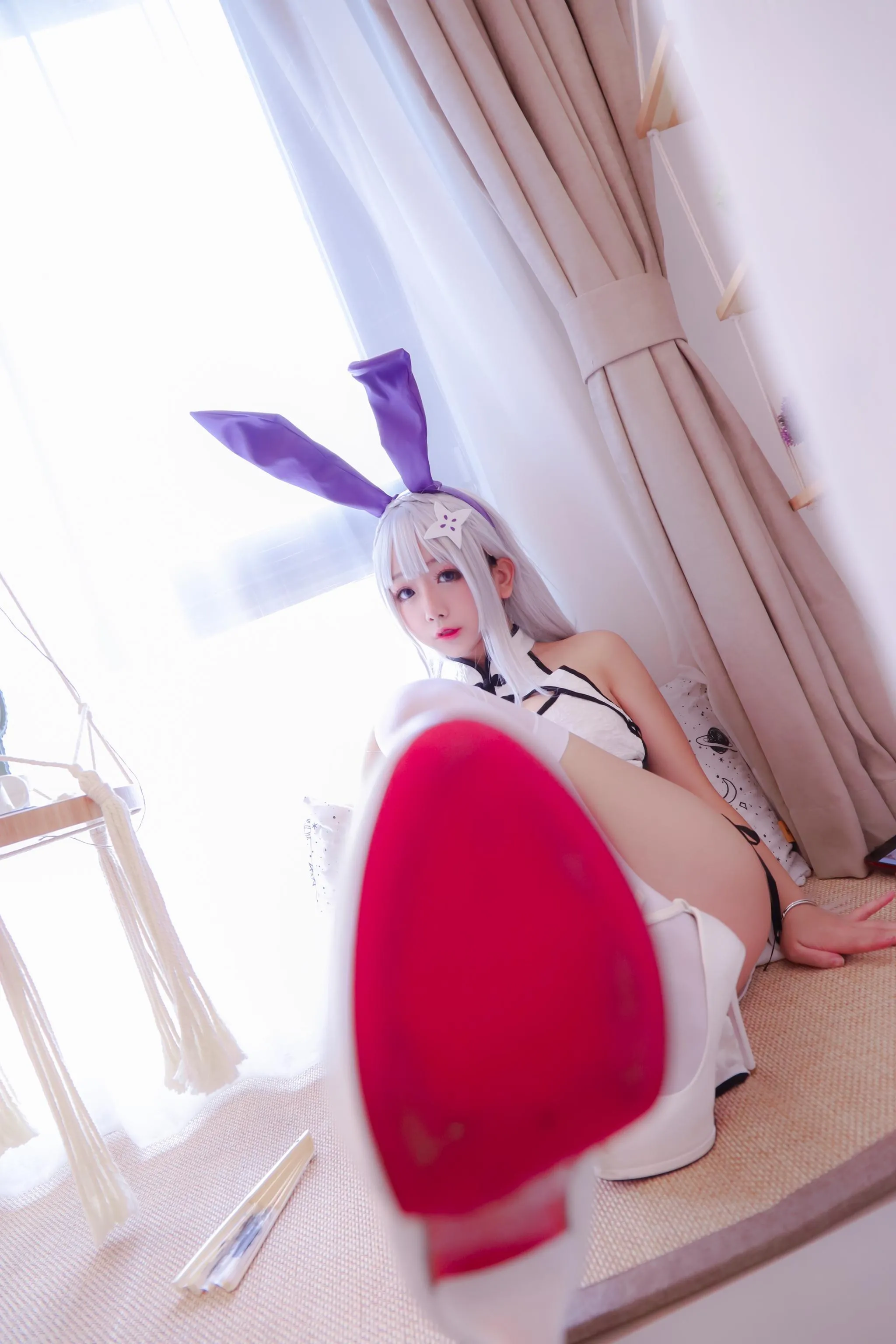 日奈娇 – NO.06 白旗袍 [42P]插图1